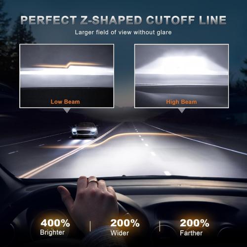 KUIPERAUTO Headlight Assembly Compatible with 2010-2015 Chevy Equinox Chrome Housing/Clear Lens/Amber Reflector OE style GM2502352, GM2503352 Driver & Passenger side replacement pair