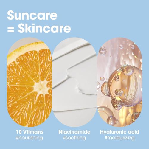 SOME BY MI V10 Hyal Air Fit Sunscreen SPF 50 – 1.69oz, 50ml – Korean Centella Sunscreen for Face with UV Protection – Non-Greasy, No White Cast, No Eye Irritation for Sensitive Skin – Korean Skin Care