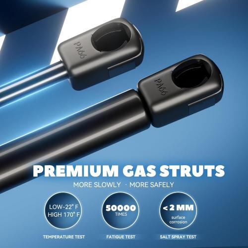 C16 08054 20 inch 100 Lbs Gas Struts, C16-08054 Tanning Bed Shocks, lgp8-200-80 Lift Support Spring for Camper Shell RV Door Tonneau Cover Truck Window