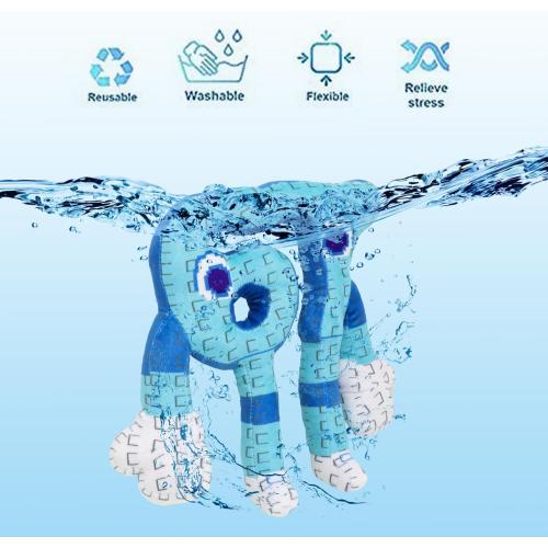 67 Plush Toy 10 Inches Soft Stuffed Number Character Inspired by Steal A Brainrot – Cute Blue Pixel-Style Plushie for Kids and Collectors (A-Number-67)