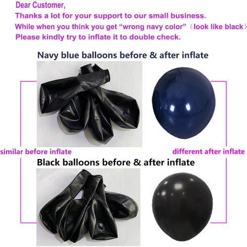 ZJDHPTY 6 Set Balloon Stand with Blue and Silver Balloons Centerpiece Table Decorations Birthday Graduation Bridal Shower Wedding Anniversary Father's Day Retirement New Years Decorations 2026