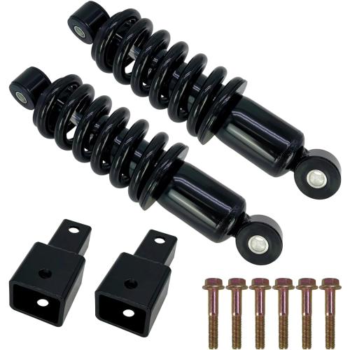 JR6-F2210-00 Golf Cart Heavy Duty Rear Shock Absorber and Coil Spring Fits 1995-2022 G29 Drive and G14/G16/G19/G20/G22 Gas & Electric, JN3-F2210-00, JN4-F2210-00-00 With 2 Adapters