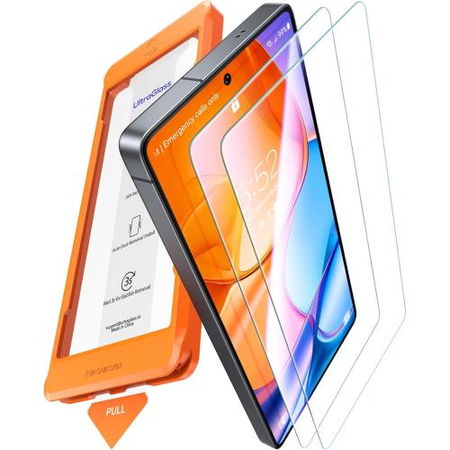 UltraGlass Unbreak 9H  Glass for Samsung Galaxy S25 Ultra Screen Protector [Military Grade Shatterproof & Longest Durable] Galaxy Screen Protector S25 Ultra Tempered Glass Full Coverage, 2 Pack