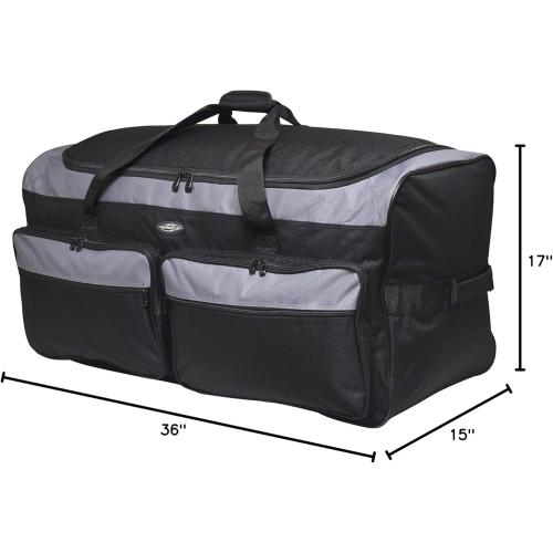 Travelers Club 36 Asgard 3-Wheel Rolling Duffel Bag