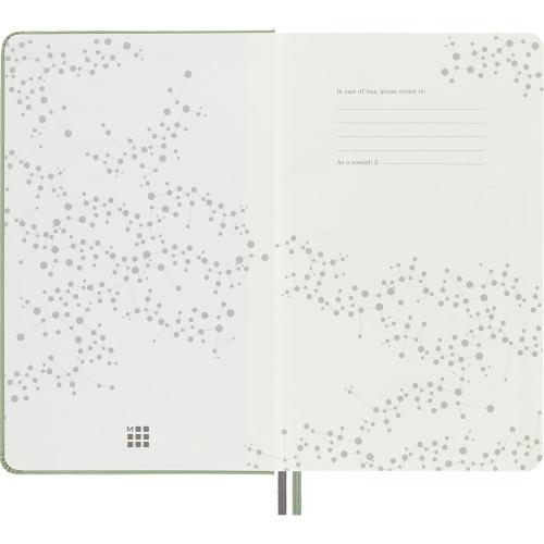 Moleskine Passion Journal, Wellness, Hard Cover, Large (5 x 8.25) Willow Green, 400 Pages