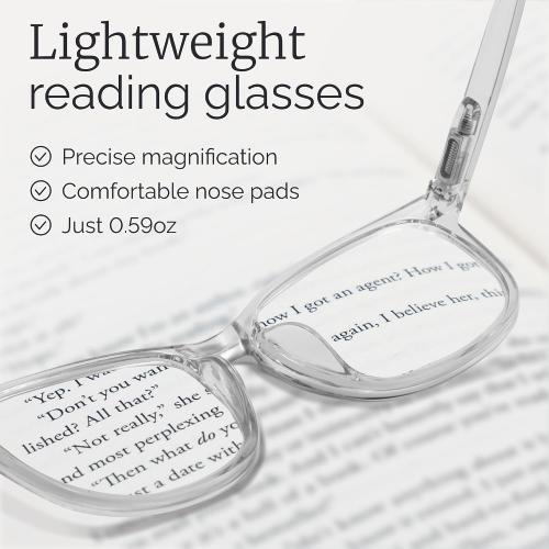 CCVOO Reading Glasses for Women/Men, Eyeglasses, Blue Light Readers for Women/Men, Computer Eye Glasses, Cheaters
