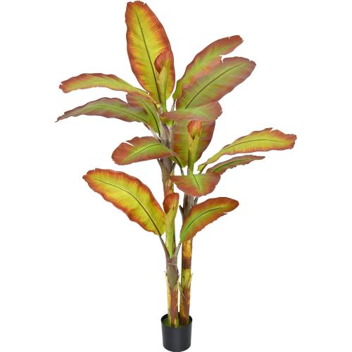 Artificial BananaTree 7FT Tall Large Faux Trees with Realistic Leaves, Fake Banana Floor Potted Artificial Plants for Home Office Living Room Indoor Outdoor Decor (84in,1Pack)
