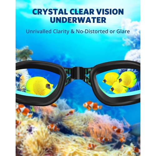 Aegend Swim Goggles, Swimming Goggles No Leaking Full Protection Adult Men Women Youth