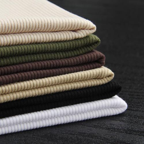 Size M  Round Neck Long Sleeve Knit Ribbed Fitted Crop Top Casual Basic Shirts