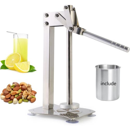 Manual desktop heavy duty lemon smasher orange juicer lemon squeezer citrus juicer fruit crusher lime extractor nut grinder for fruit and nuts（WN014)