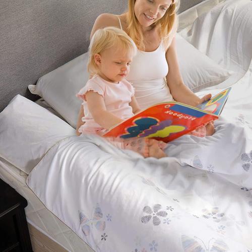 YIHATA Bed Bumpers for Toddlers 1 Pack Bed Rail for Toddlers Foam Safety Bed Guard Rail for Kids with Non-Slip Water Resistant and Washable Cover Bed Bumper for Twin, Queen, King, Full Bed