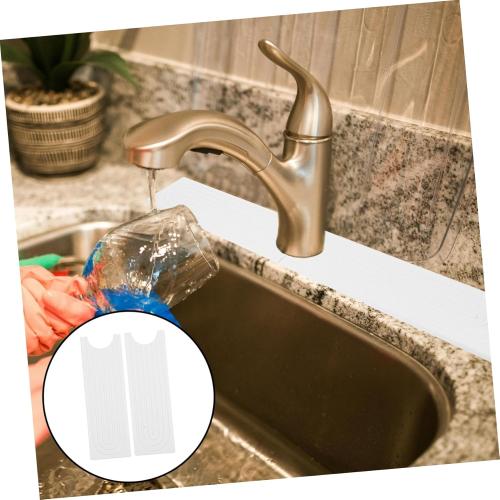 Angoily Diatomite Sink Faucet Mat Water Absorbent Dry Counter Mat Kitchen Accessory