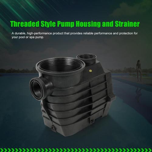 SPX3120AAZ Pump Housing and Strainer with Drain Plugs Threaded Style fit for Hayward Super II 2 Pump sp3000 Series: sp3007 sp3010, sp3000x Series: sp3005x7 sp3007x10, 2 by 2 Inch