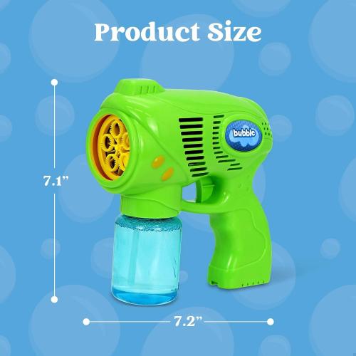 JOYIN 3 Bubble Guns Kit with 3 Solutions for Kids, Bubble Blaster for Summer Toy, Party Favors, Birthday, Outdoor & Indoor Activity, Birthday Gift