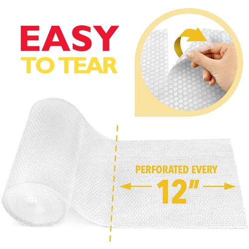 12 inch x 30 ft Bubble Cushioning Wrap, 2 sets, Perforated Every 12 Protective Packing Moving & Shipping Supplies for Boxes & Fragile Items
