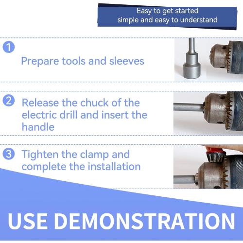 YXQ 2Pcs 10mm Hex Nut Driver Magnetic Extension Socket Drill Bit Holder, Power Nut Driver Bit Set 1/4 Quick-Change Hex Shank Drill Bit Holder for Electric Dril,150mm Length