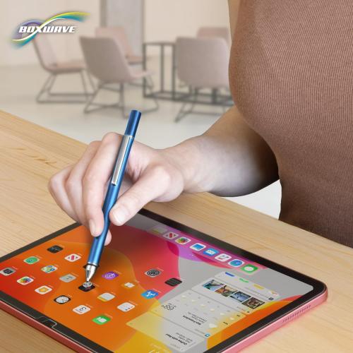 BoxWave Stylus Pen Compatible With ONN Tablet (8 in) - FineTouch Capacitive Stylus, Super Precise Stylus Pen - Lunar Blue