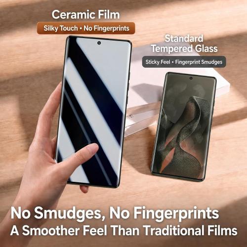 2 Pack for Motorola Edge 2025 Screen Protector Soft Ceramic Film