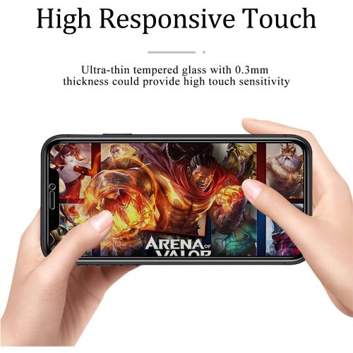 KAREEN 2 Pack Privacy Screen Protector for iPhone 11, iPhone XR Anti Spy Tempered Glass, 9H Hardness, Easy to Install, Bubble Free