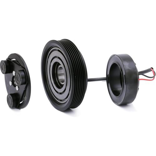 FKG AC Compressor Clutch Assembly Repair Kit 55111400AA fit for 2006-2008 Jeep Liberty (3.7L Only), 2007-2008 Dodge Nitro (3.7L Only)