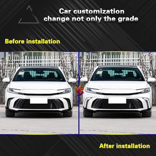 LED Fog Lights DRL Fits 2025 2026 Toyota Camry SE XSE | Front Bumper White Daytime Running Light, Amber Sequential Turn Signal, Driving Lamp, OEM Replacement Accessories