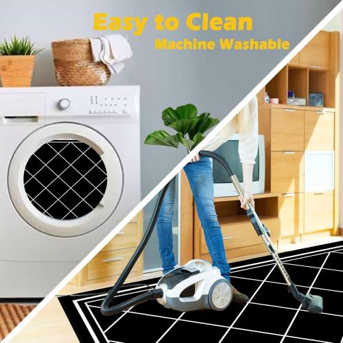 Size 47x71in Color Black and white Drum Rug, Drum Mat, Electrical Drum Carpet, Tightly Woven Fabric with Non-Slip Bottom, Soundproof Rug Pads, Drum Accessories for Drum Set(White,4x6ft/47x71in)