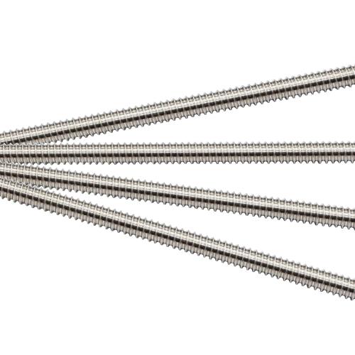 304 Stainless Steel 3/8-16 Fully Threaded Rod, 4 Pieces 47 Length Long Threaded Rods