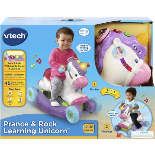 VTech Prance and Rock Learning Unicorn, Multicolor