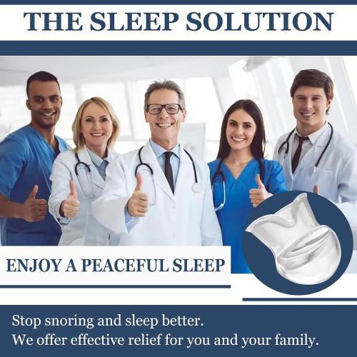 Snoring Solution - Anti-Snore Device, Reusable Snore Solution Stopper for Men/Women - MF32