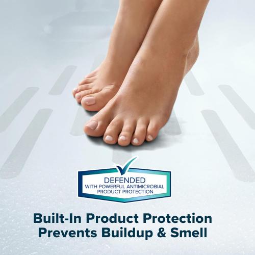 3pk SlipX Solutions Adhesive Anti-Slip Safety Treads, Non Slip Shower Stickers, Reliable Grip for Bathtubs, Showers, Pools, Boats, Stairs & More, Safety Stickers (36ct 7.5” x 0.75”, Clear)