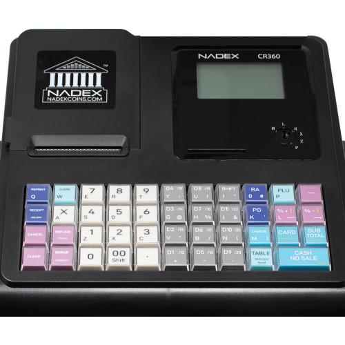 Nadex Coins Thermal-Print Electronic Cash Register, Black, NWHNXTE1376