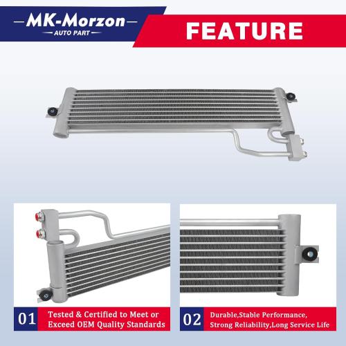 Transmission Oil Cooler Compatible with 2014-2023 Jeep Cherokee Replaces# 68165900AE 68165900AD