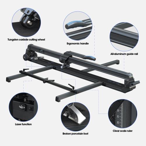 48 Inch Large Tile Cutter | Professional Tool,High Precision,Max Cutting Thickness 20MM