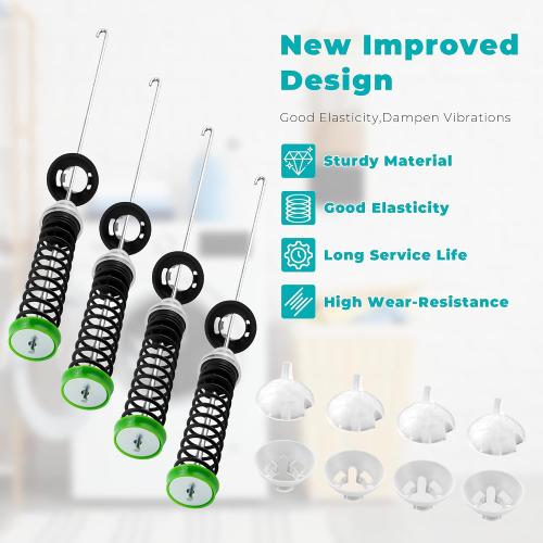 W11130362 Suspension Rod fit for Maytag MVWX655DW1 MVWC565FW1 MVWC565FW2 MVWC565FW fit for Whirlpool WTW5000DW1 WTW5000DW2 WTW5000DW3 WTW5000DW 11022352510 W10594080 W10748956 W10780040 prime&swift