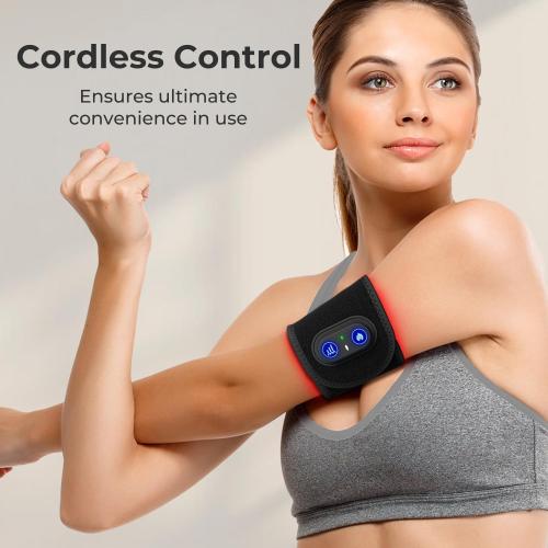 Rechargeable Cordless Red Light Therapy Wrist Wrap for Hand, Wrist, Finger, and Joint Discomfort, Ideal for Office Workers and Sports Enthusiasts