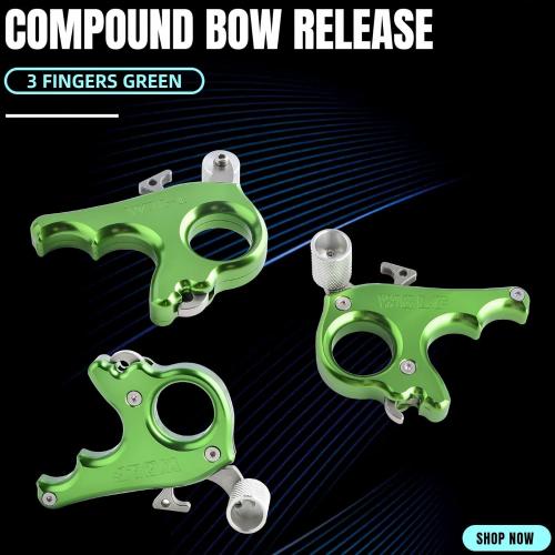 ZSHJGJR Bow Release for Compound Bow - Finger Thumb Bow Release, Bow Trigger Release Alloy, Hunting Target Practice Accessories