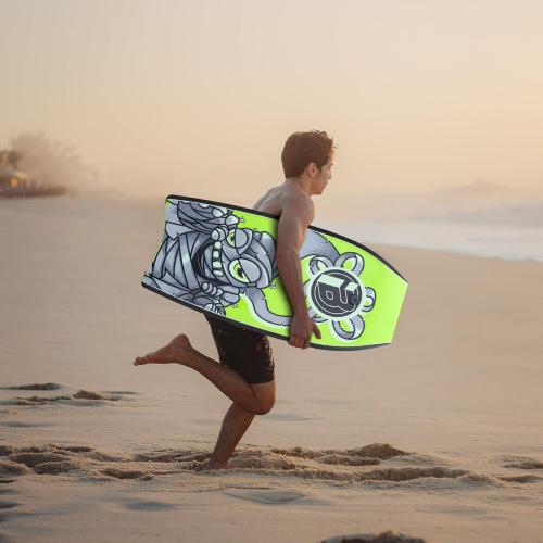 Bodyboard with Leash – EPS Core, Lightweight for Adults & Teens | Available in 33/37/41 inch Body Board Sizes with Color Options - Durable Wrist Leash for Safety and Easy Recovery‼️missing leash‼️