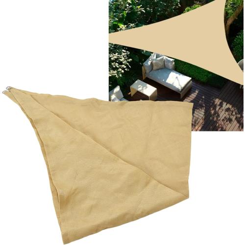 Sun Shade Sail, HDPE Triangle Canopy UV Protection for Swimming Pool, Picnic, Balcony, Garden, Playground, Park