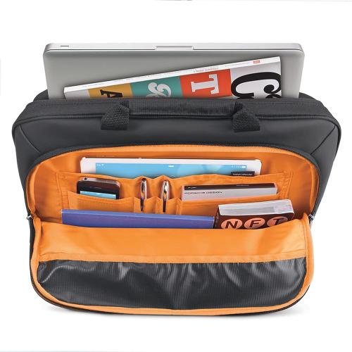 Solo New York Briefcase - Laptop Carrying Bag for Women & Men, Brief for Travel & Work, Adjustable Shoulder Strap - Ace Slim