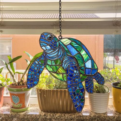 Sea Turtle Acrylic Suncatcher