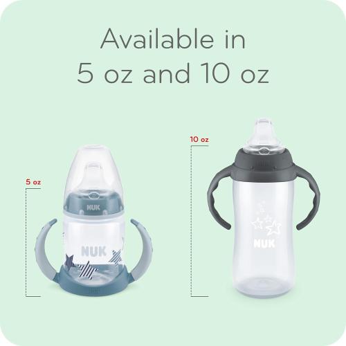 NUK Mickey Mouse Large Learner Cup 10oz 2pk – BPA Free, Spill Proof Sippy Cup