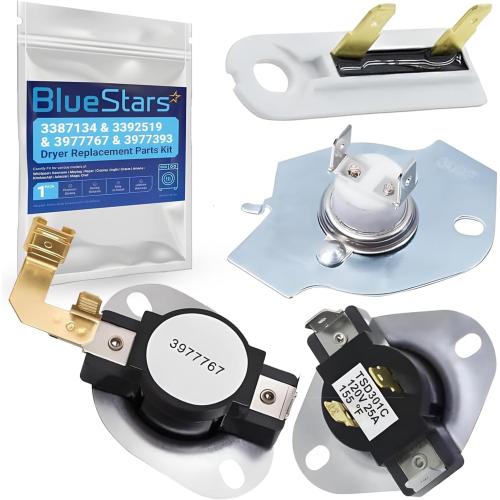BlueStars 3387134 Cycling Thermostat 3392519 Dryer Thermal Fuse