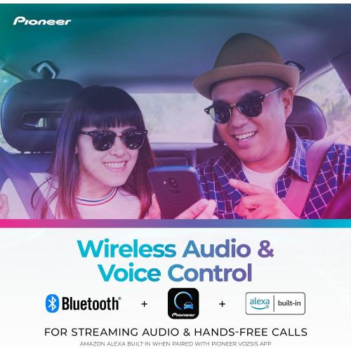 Pioneer DMH-WT3800NEX 9 Capacitive Touchscreen, Floating Display – Wireless & Wired Apple CarPlay & Android Auto, Amazon Alexa, Bluetooth, FLAC, Backup Camera, HD Radio