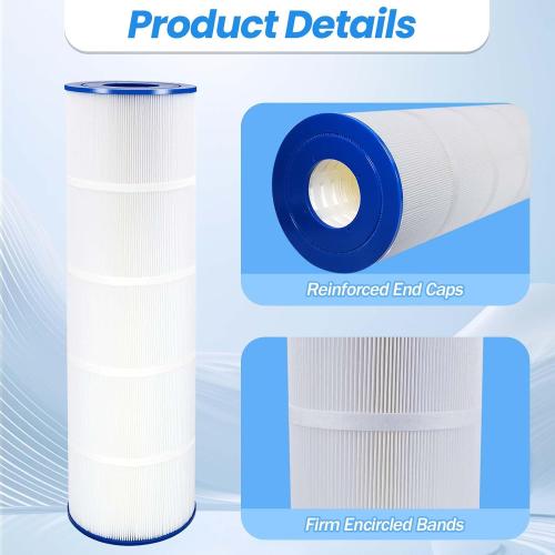 4 Pack Upgraded C-7489/PA112 Pool Filter Fits for Unicel Hayward SwimClear | Swimming Pool Filter, Compatible with Hayward CX875RE, SwimClear C4500, PA112, Unicel C-7489, Filbur FC-1275