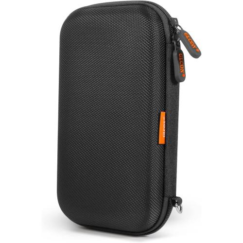 External Hard Drive Case - GLCON Shockproof EVA Carrying Case for WD My Passport Element Seagate Expansion Backup Toshiba 1TB 2TB 4TB - High Protection Portable Travel Electronic Power Bank Bag