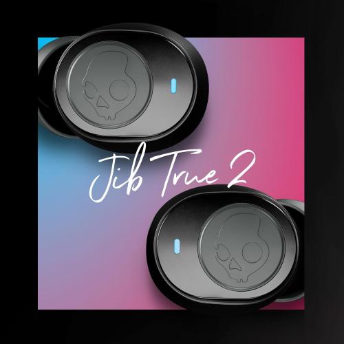 Damage box, Skullcandy Jib True 2 Wireless Earbuds, Bluetooth Headphones, Up to 33 Hours Battery with Charging Case, Noise Isolating Fit, Sweat and Water Resistant, Microphone for iPhone Android - True Black