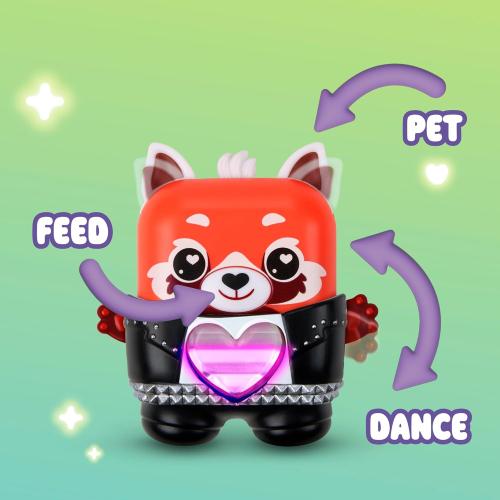 Nano-MALS Pamanda The Red Panda, Electronic Pet Panda Toy, 70  Responses, Interactive Fidget Toys for Girls & Boys Ages 5  ​