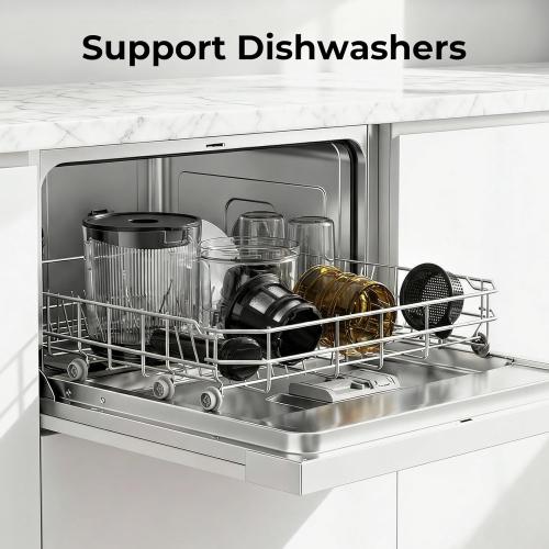 Juicer Machines, 3-in-1 Cold Press Juicer with 6.5 Extra Large Chute, 100oz Large Capacity, AC Motor, Makes Juice, Nut Milk & Sorbet, Bright White