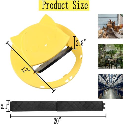 Mouse Rat Trap Bucket,5 Gallon Mouses Rat Traps Indoor for Home,Reusable Bucket Lid Rat Traps Indoor Outdoor,Mouse Catching Tool [5 Gallon Buckets is NOT Included]