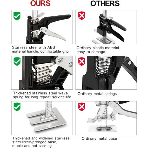 EnryKuo Labor Saving Arm Jack 2 Pack,15.5 Inch Multifunctional Furniture Lifter Jacks for Installing Cabinets and Wall Tile Height Adjuster Handheld Tool